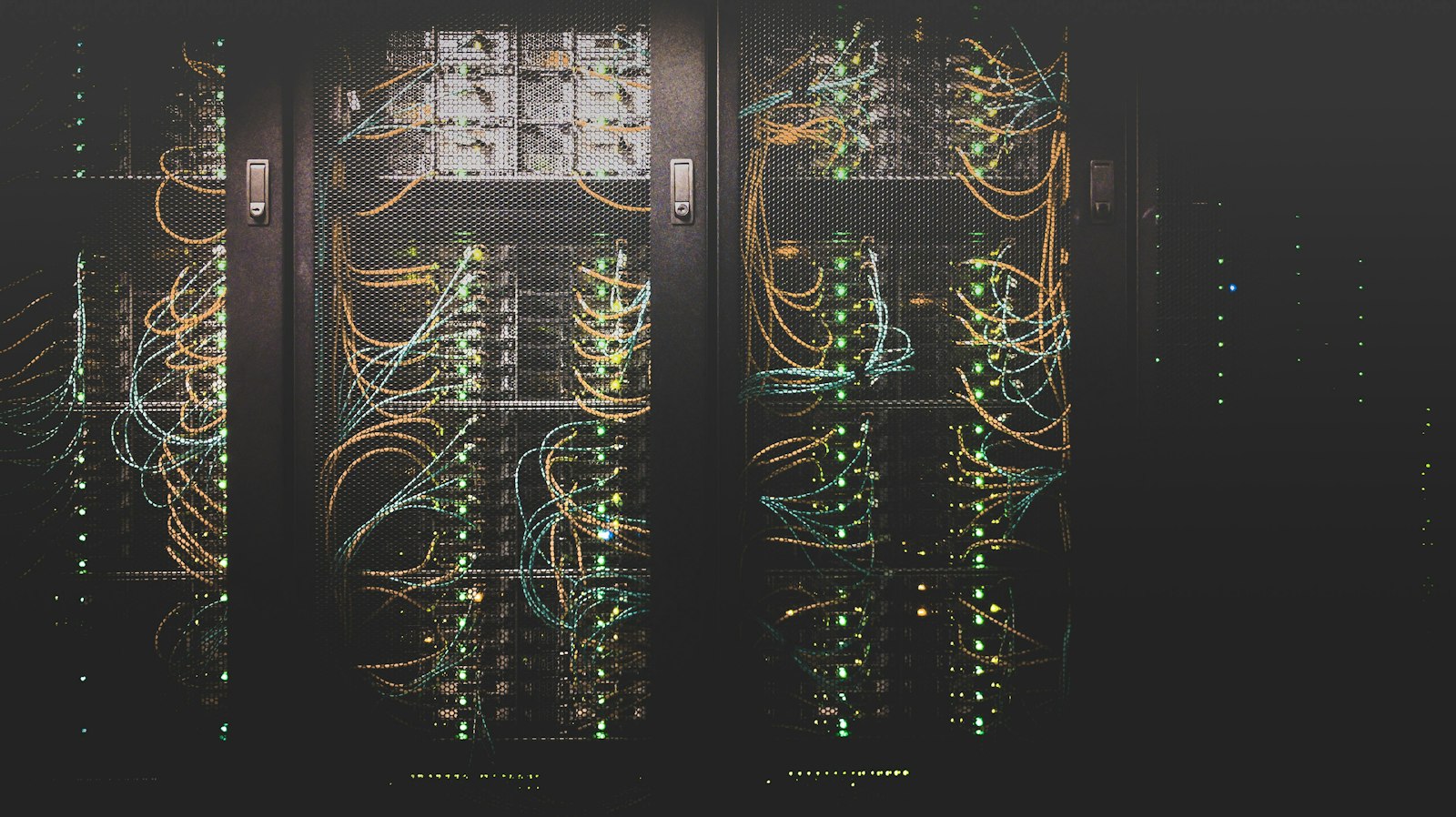 Rows of cloud servers